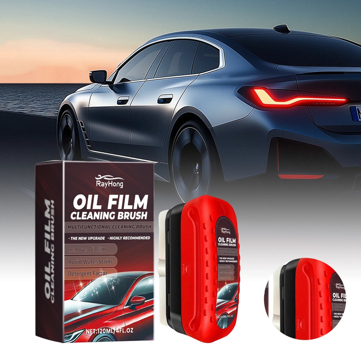 Automotive Oil Film Cleaning Brush