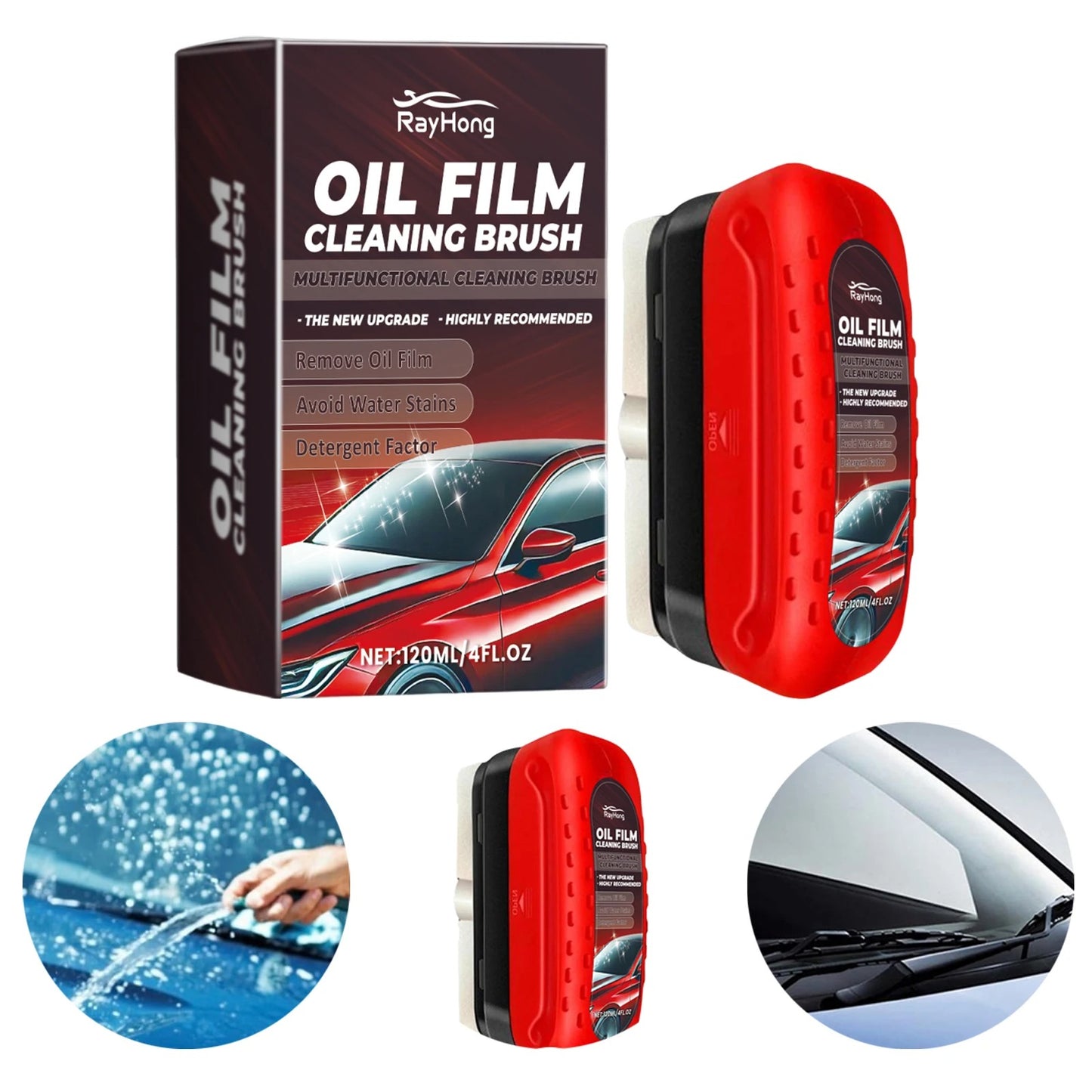 Automotive Oil Film Cleaning Brush