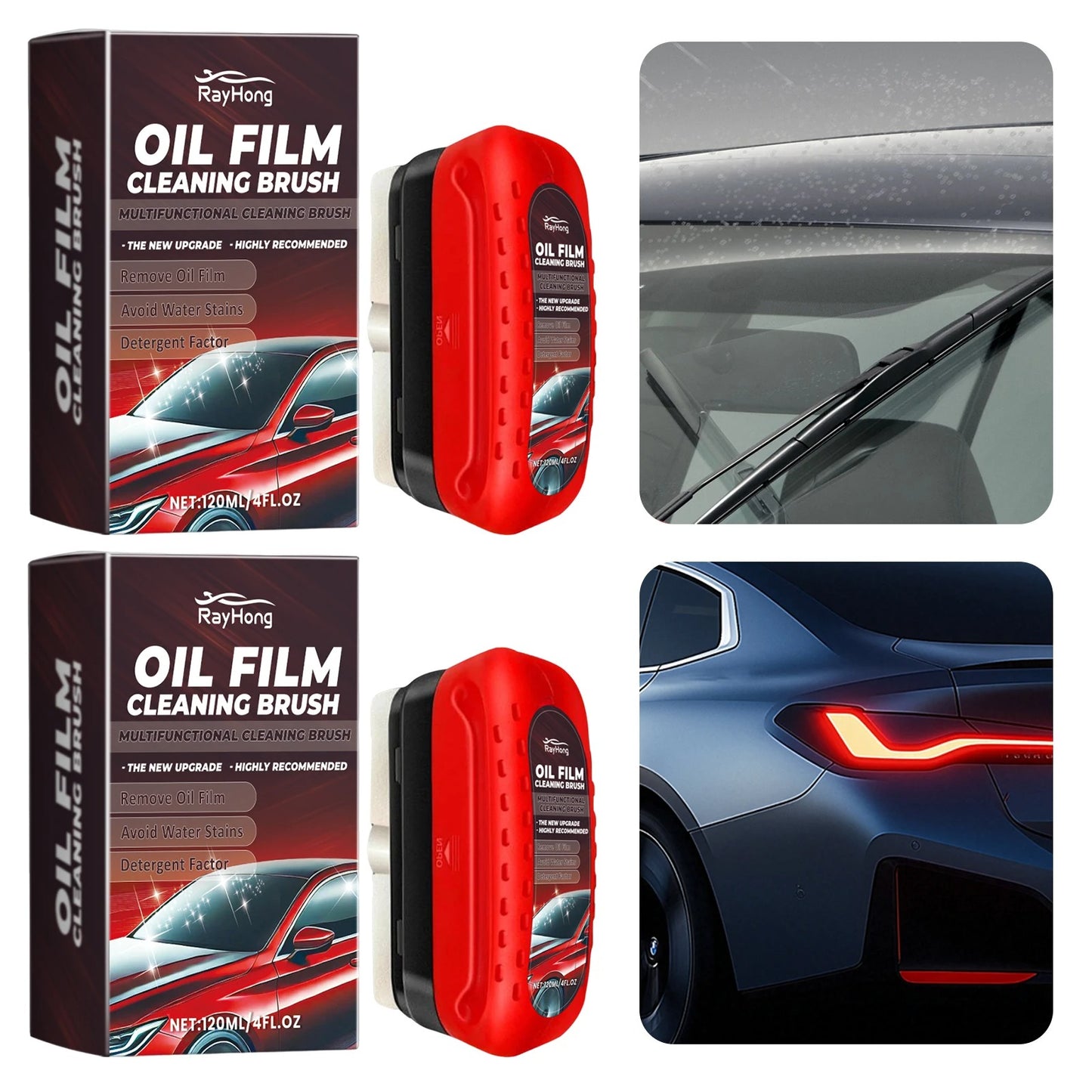 Automotive Oil Film Cleaning Brush