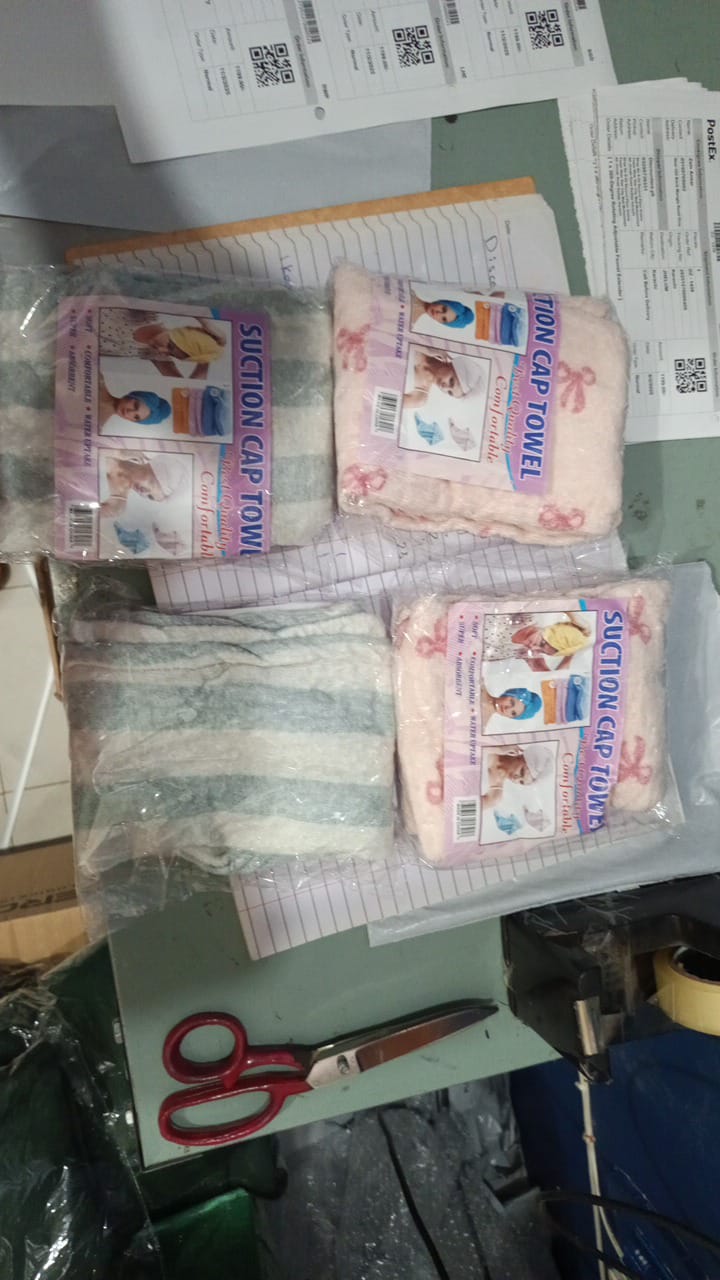 Mirco Fiber Hair Cap Towel Pack Of 3