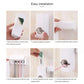 Auto Toothpaste Dispenser with 5 Toothbrush Holder Stand