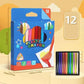 Pack of 12 Art Supply Childs Plastic Crayon with box