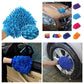 Car Care Microfiber Car Wash Gloves - Pack of 3