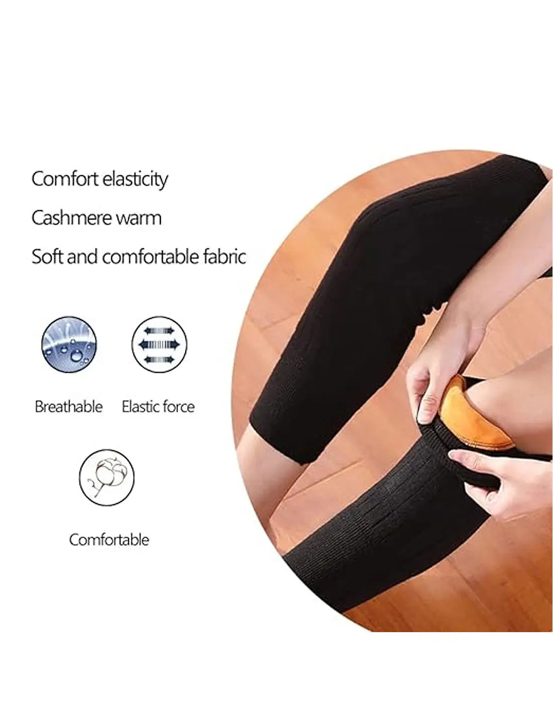 Unisex Thermal Knee Warmer for Winter Pain Relief & Joint Support