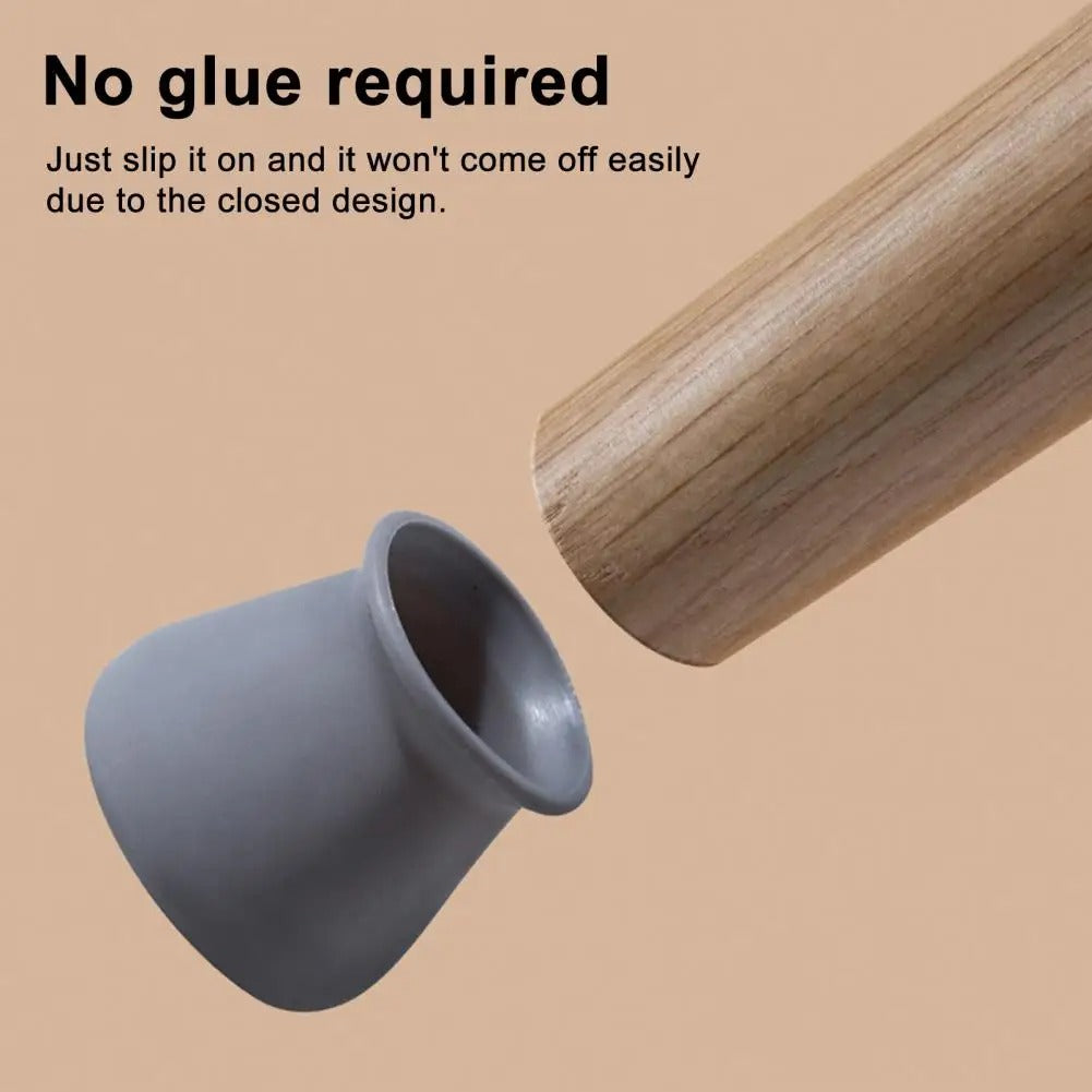 Silicone Chair Leg Protectors (Pack of 12)